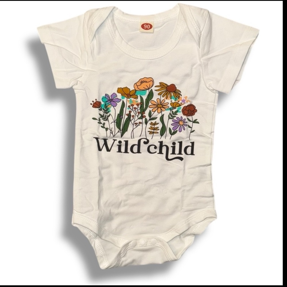 baby bodysuit “WILD CHILD” NWOT